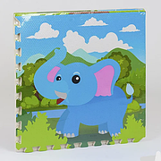 Развивающий коврик пазл EVA 36566 Животные, 4 пазла, размер одного пазла 60 х 60см