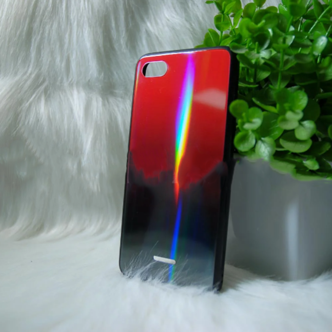 Силіконовий чохол Xiaomi Redmi 6a "Градієнт" Червоний (red)