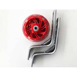 Доп. колеса світні12-20 (пластик/метал) Червоний