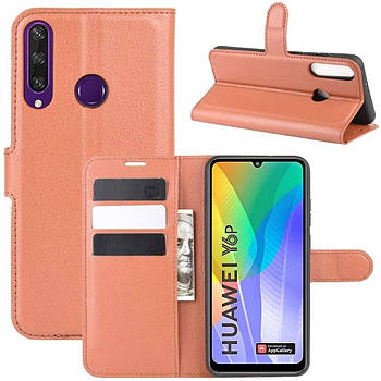 Чохол-книжка Litchie Wallet для Huawei Y6p Brown