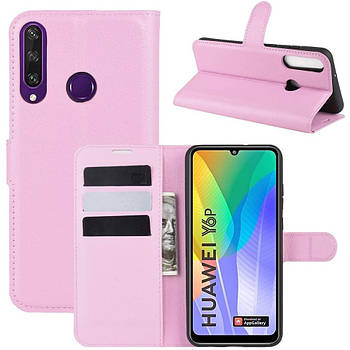 Чехол-книжка Litchie Wallet для Huawei Y6p Pink