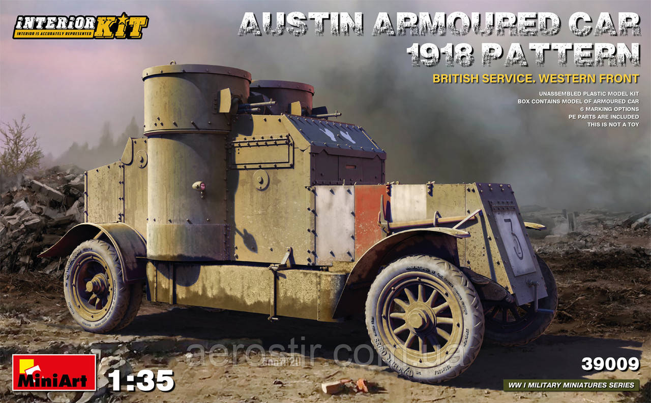 ОСТИН 1918 РОЦІА. з інтер'єром 1/35 MiniART 39009, фото 1