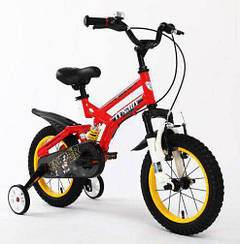 Дитячий двопідвісний велосипед SIGMA SNIPER, червоний 18"