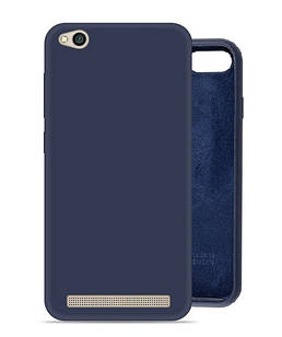 Чохол Silicone Case Full для Xiaomi Redmi 5A Midnight Blue