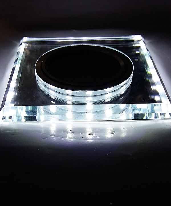 Декоративний вбудований світильник з LED-підсвіткою Z-light ZA 043 LED, MR-16.