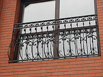 Кованые перила на балкон 3