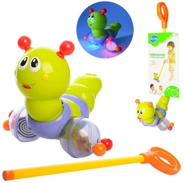 Дитяча каталка на паличці Гусеничка 686