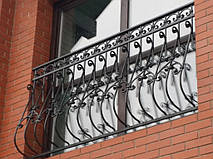 Кованые перила на балкон 4