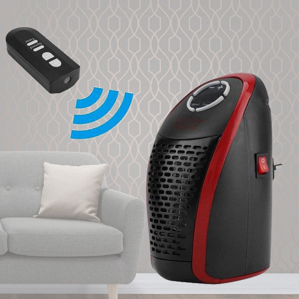 Портативний обігрівач Wonder Warm Чорний з пультом, фото 1