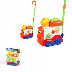 Дитяча каталка "Паровозик Сонечко" 1195