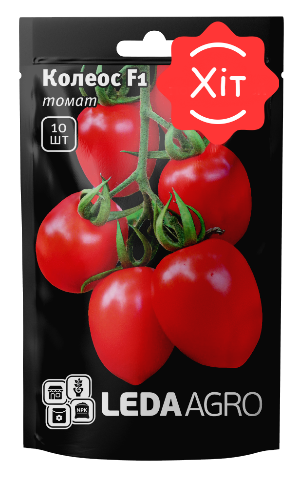 Томат Колеос F1, слива, 10 шт (Leda Agro), фото 1