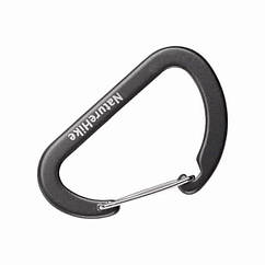 Карабін багатофункціональний 65 мм 2 pack Naturehike NH15A002-H black