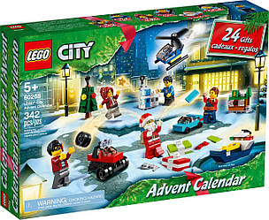 Lego LEGO City 60268 Advent Calendar. Новорічний календар Конструктор Лего Сіті  Адвент