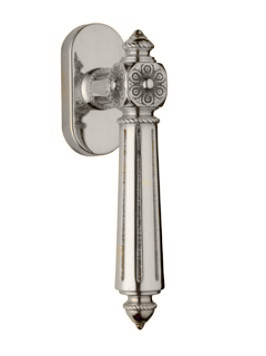 Віконна ручка в вінтажному стилі Fadex Nike 231DK хром полірований (Італія)