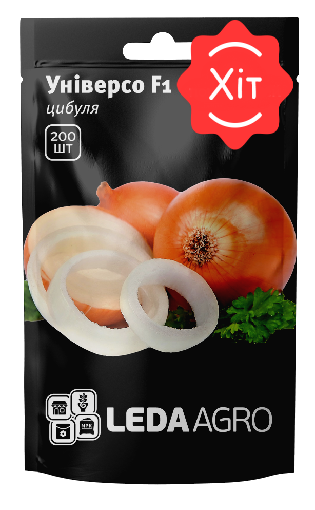 Цибуля Універсо F1, золотиста, 200 шт (Leda Agro), фото 1