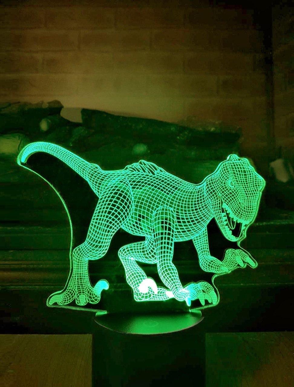 Змінна пластина для 3D світильника "Монолофозавр" 3DTOYSLAMP