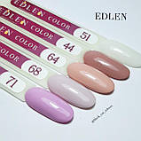 Гель лак Edlen Color №064 пудрово-персиковий 9 мл, фото 2