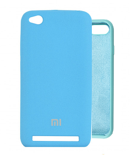 Чехол Silicone Case Full для Xiaomi Redmi 5A Tahoe Blue