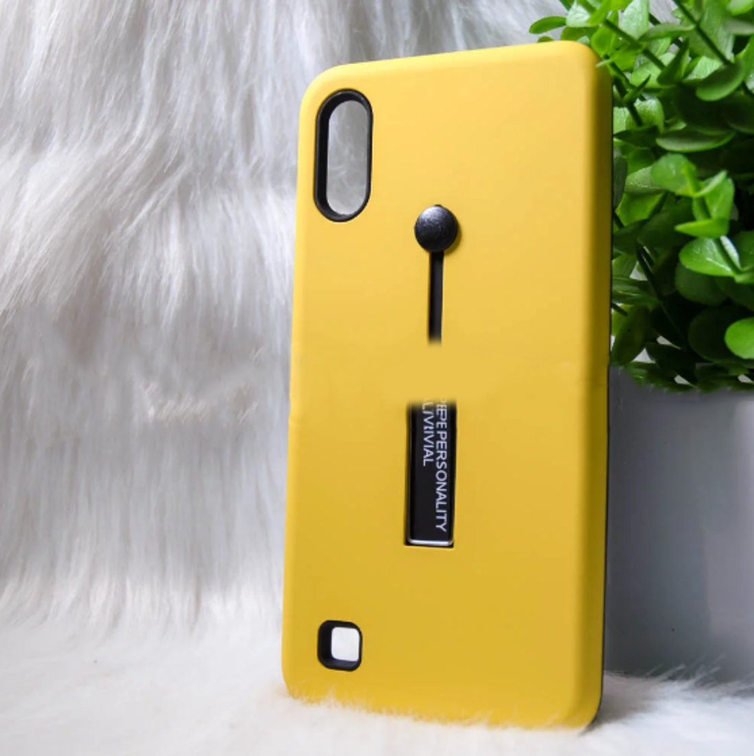 Чохол Samsung A10 2019 "Kickstand" Жовтий (yellow)