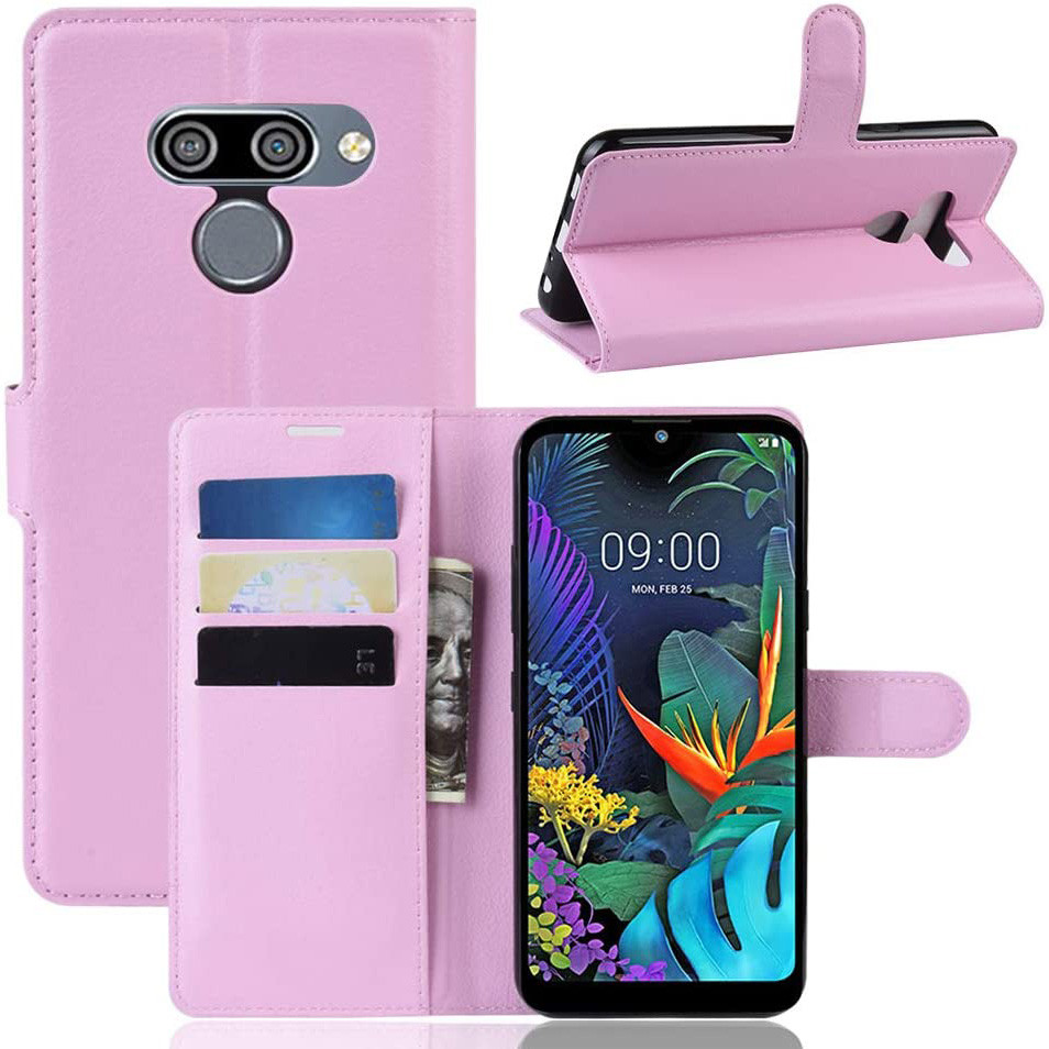 Чохол-книжка Litchie Wallet для LG K50 / Q60 Pink