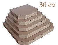 Коробка для пиццы 30 см бурая 300*300*35 мм