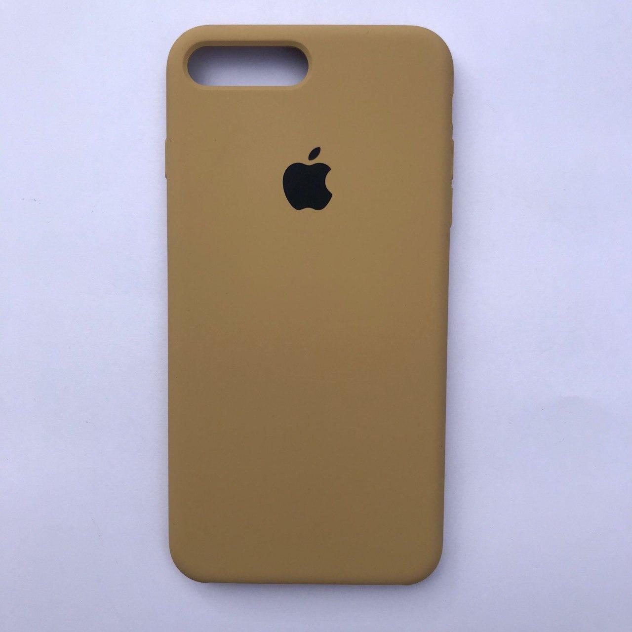 Чехол-накладка Silicone Case для Apple iPhone 7 Plus iPhone 8 Plus Gold