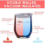 Келих із неіржавкої сталі Deitybles Store (рожевий золотий), фото 7