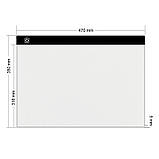 Світловий планшет формат А3 (LED Light Pad) для малювання та копіювання потужність 7 W, фото 3