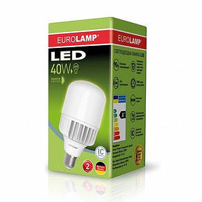 LED Лампа EUROLAMP високопотужна 40W E27 6500K, фото 4