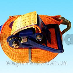 Стяжка вантажу 12M 3T 50мм "Craft" (РС 3-12) 100% поліестер Помаранчевий (10)