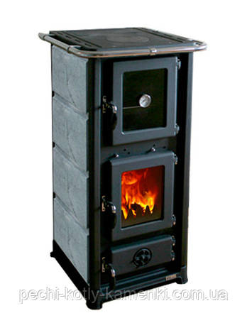 Піч для дому з духовкою "Olimpia" Stone MBS облицювання каменем (талькохлорит), фото 1