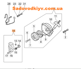 Повідець маховика для Oleo-Mac 755 (4191143R)