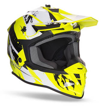 Шолом GEON 633 MX Fox Крос Black /Neon Yellow