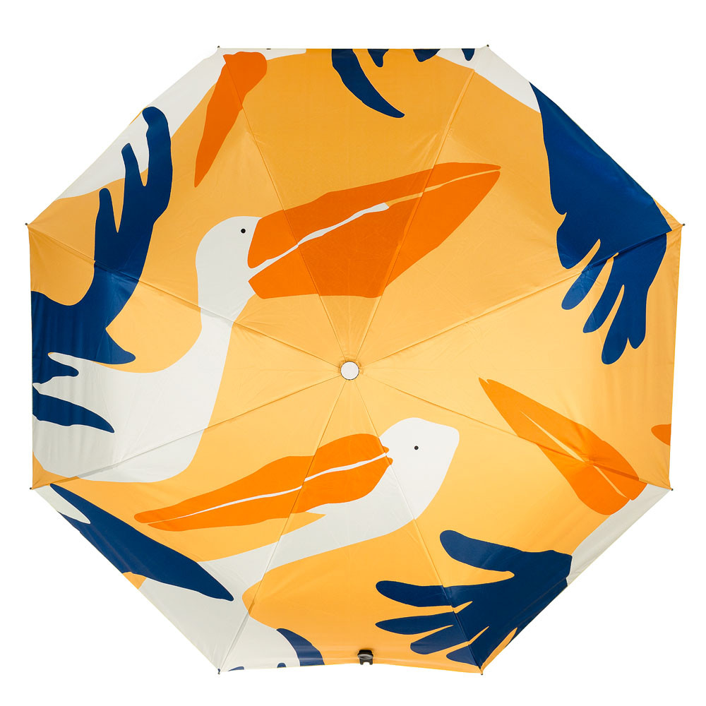 Парасолька жіноча складана повний автомат "Пелікан" антивітер, УФ-захист