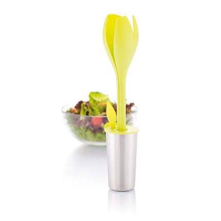 Набір для салату Tulip, сріблясто-зелений Loooqs P261.197, фото 1
