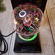 Плазмовий куля з блискавками 10см Тесла / нічник Magic Flash Ball Tesla / магічна лампа (Живі фото), фото 6