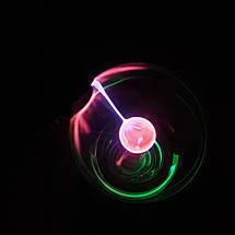 Плазмовий куля з блискавками 10см Тесла / нічник Magic Flash Ball Tesla / магічна лампа (Живі фото), фото 2