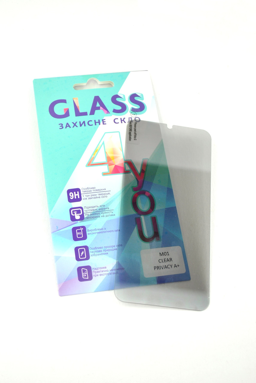 Захисне скло Samsung A01 Core/M01 Core CLEAR PRIVACY A+ 4you
