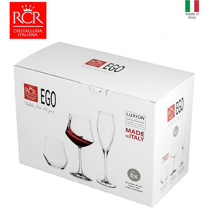 Набір для вина та шампанського EGO 18 предметів RCR ZR73284020008, фото 4