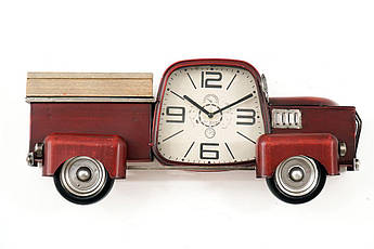 Годинник у вигляді пікапа Fondert Red Loft Clocks & Co
