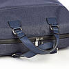 Сумка портфель для документів чоловіче синя тканинна на плече Dolly 654, фото 3