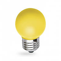 Светодиодная лампа Feron LB-37 1W E27 (жёлтая)