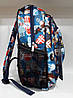 Рюкзак для дівчинки у 2-4 клас шкільний тканинний синій ортопедичний з малюнком Принцеси Dolly 530, фото 6