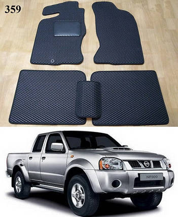 Килимки ЕВА в салон Nissan NP300 '08-, фото 2