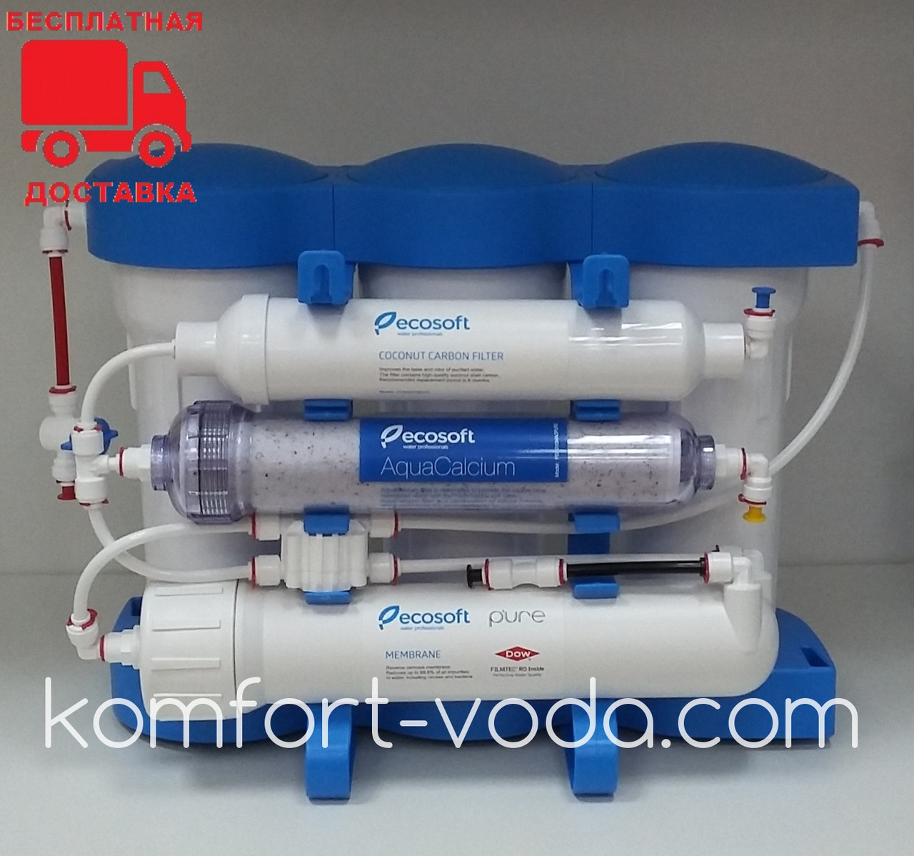 Фільтр зворотного осмосу Ecosoft P ' URE AQUACALCIUM