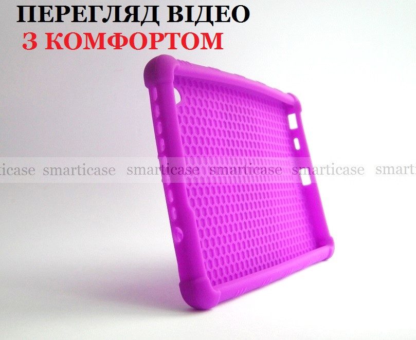 Сиреневый силиконовый чехол для девушки на Lenovo Tab m8 HD & FHD (TPU Purple) - фото 2 - id-p1283912957