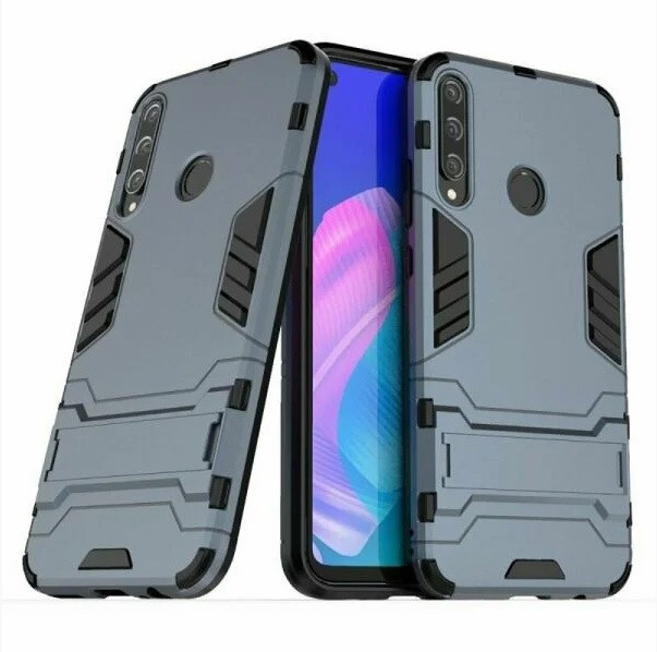 Чохол Transformer для Huawei P40 LIte E протиударний темно-синій