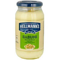 Майонез Hellmanns Babuni Original (у склі), 420/398 г