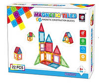 Конструктор магнитный 3D Magnetic Tiles 9911 22 детали