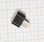 Перехідник з USB на USB Type-C, OTG, чорний, фото 2